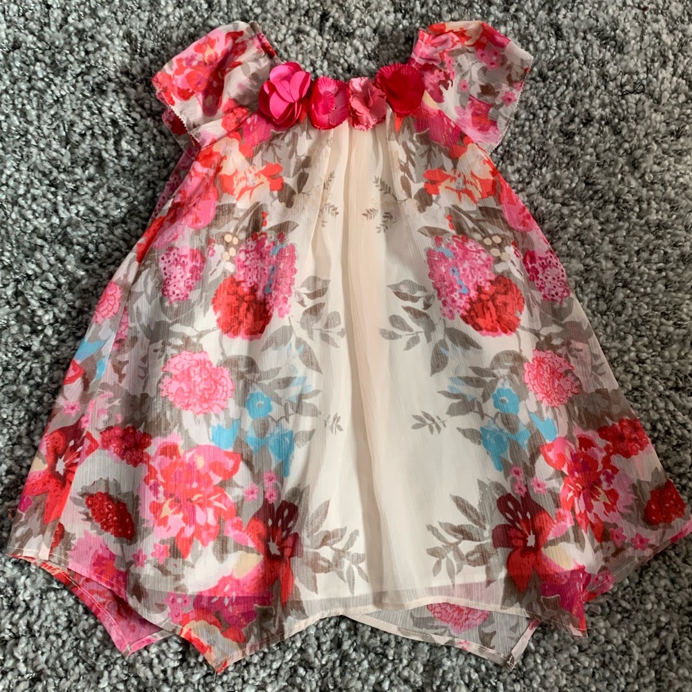 Little Girls Floral Dress by Monsoon